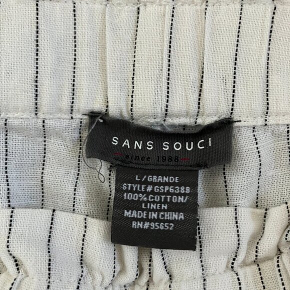 White linen pants - Size L - Picture 4 of 6